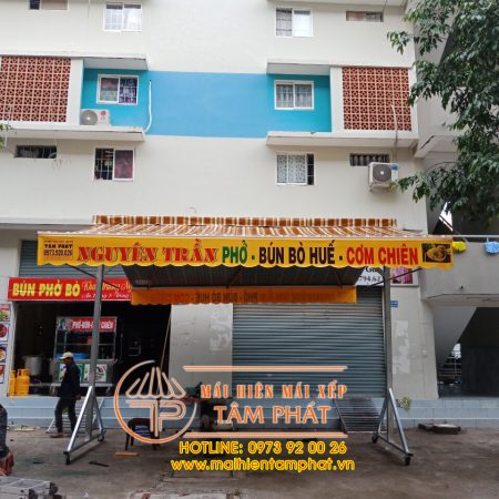 MÁi che chữ A có bánh xe