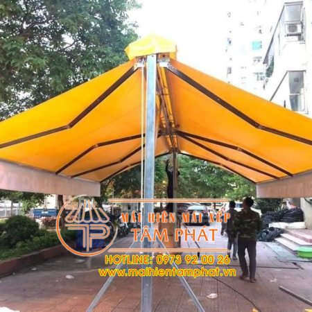 Mái che chữ A có bánh xe di động bền đẹp, giá rẻ