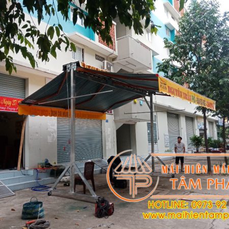 Mái che chữ A có bánh xe