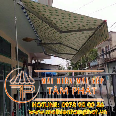 Mái hiên di động, mái hiên quay tay