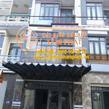 Mái Hiên Di Động, mái che bạt xếp