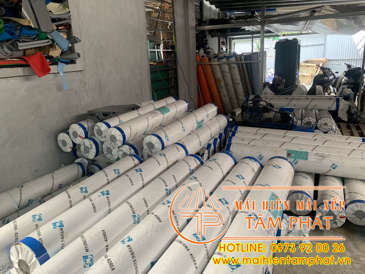 Bạt che MYUNG SUNG Hàn Quốc chính hãng giá rẻ tại kho 3 Kho bạt che, bạt xếp, bạt nhựa giá rẻ