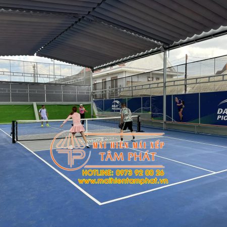 Thi công mái che sân Pickleball Đà Lạt giá rẻ