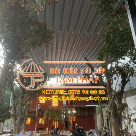 Mái che, bạt che, mái xếp, mái hiên di động Cần Thơ 11 Bạt xếp di động, mái che bạt xếp lượn sóng, mái xếp quán cafe giá rẻ