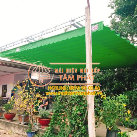 Thi công lắp đặt mái che bạt xếp Miền Tây