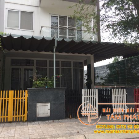 Bạt kéo, bạt che nắng TPHCM giá rẻ, bền đẹp 5 Mái xếp di động che hiên nhà bền đẹp, giá rẻ
