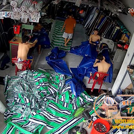 Xưởng bạt Tâm Phát chuyên may bạt xếp di động, may bạt che theo yêu cầu giá rẻ