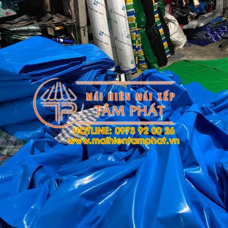 Xưởng bạt Tâm Phát chuyên may bạt xếp di động, may bạt che theo yêu cầu giá rẻ
