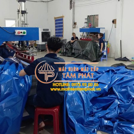 Địa chỉ xưởng gia công may bạt xếp, bạt che giá rẻ