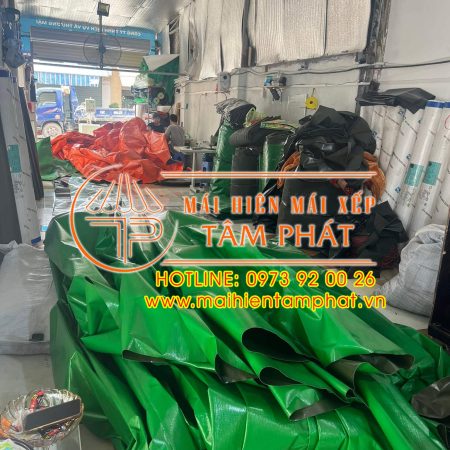 Địa chỉ xưởng gia công may bạt xếp, bạt che giá rẻ