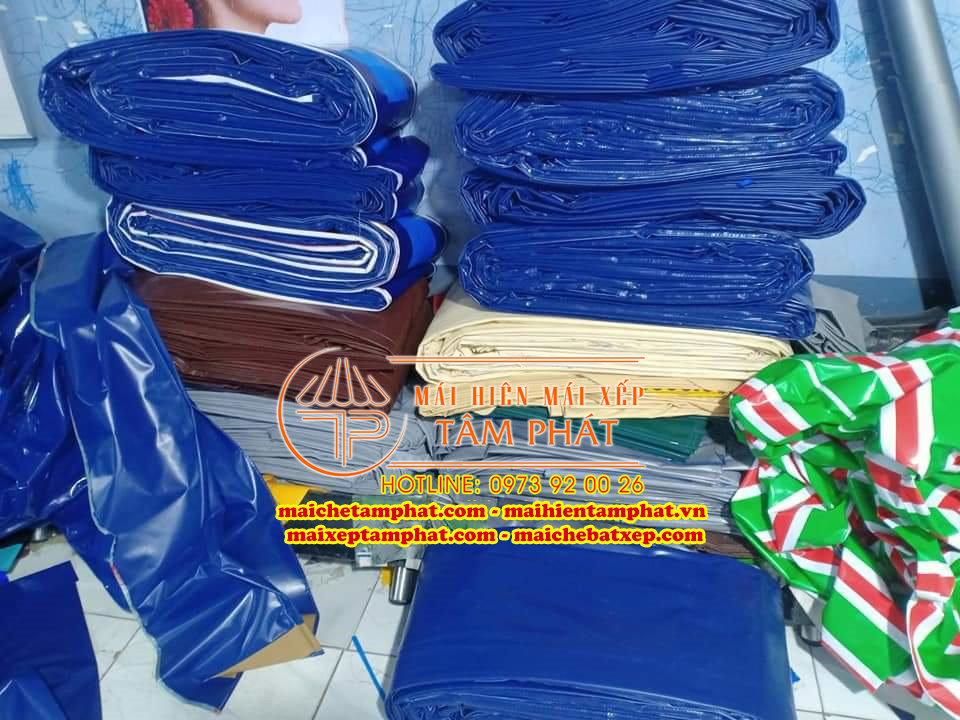 Thay bạt mái hiên Bình Dương, bạt loại tốt, bạt dày bền đẹp