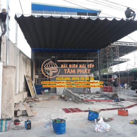 mái che bạt kéo