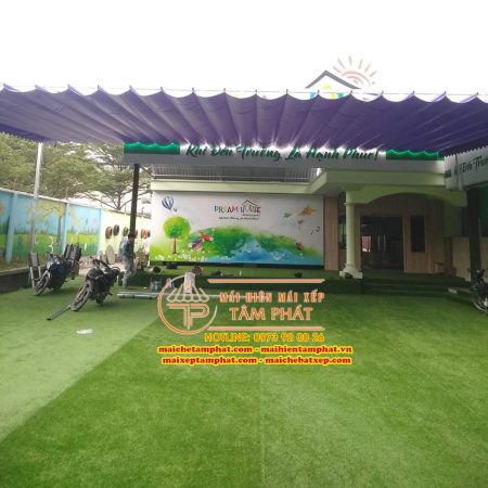 mái che mái xếp mái hiên di động Tâm Phát