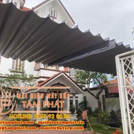 mái che mái xếp mái hiên di động Tâm Phát