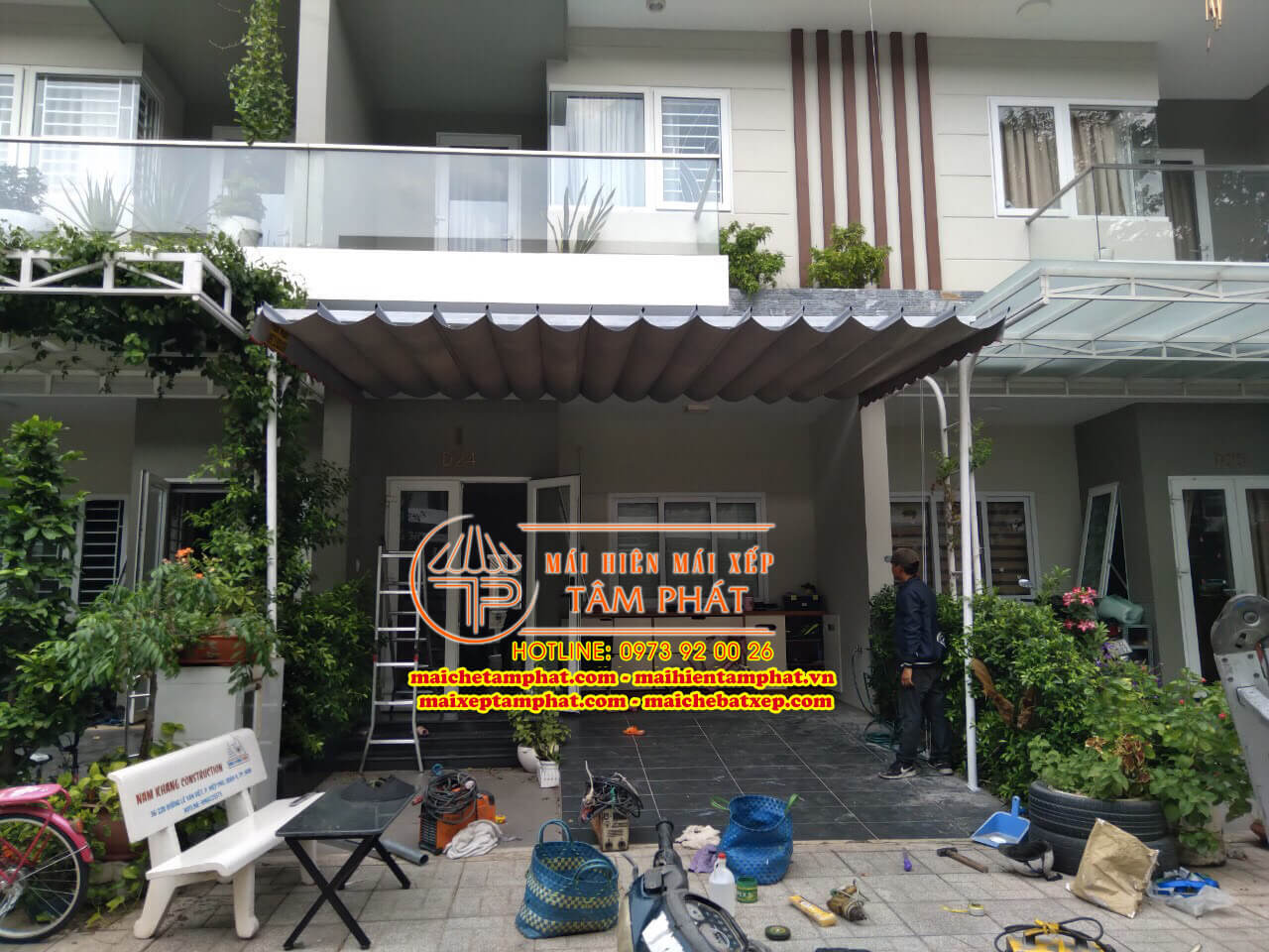 Dịch vụ thi công sửa chữa, thay bạt mái che Bình Dương gần đây uy tín, giá rẻ