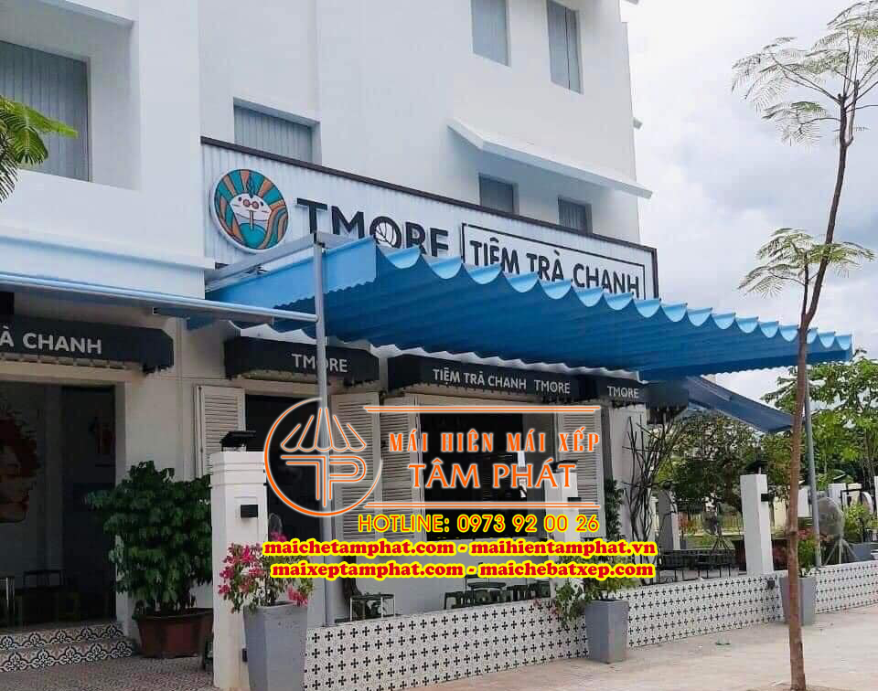 Mái che bạt kéo Biên Hòa, mái hiên Tâm Phát bền đẹp, giá rẻ 2 Lắp đặt Mái Che Bạt Kéo Biên Hòa Giá Rẻ, Tiện Lợi Và Bền Đẹp