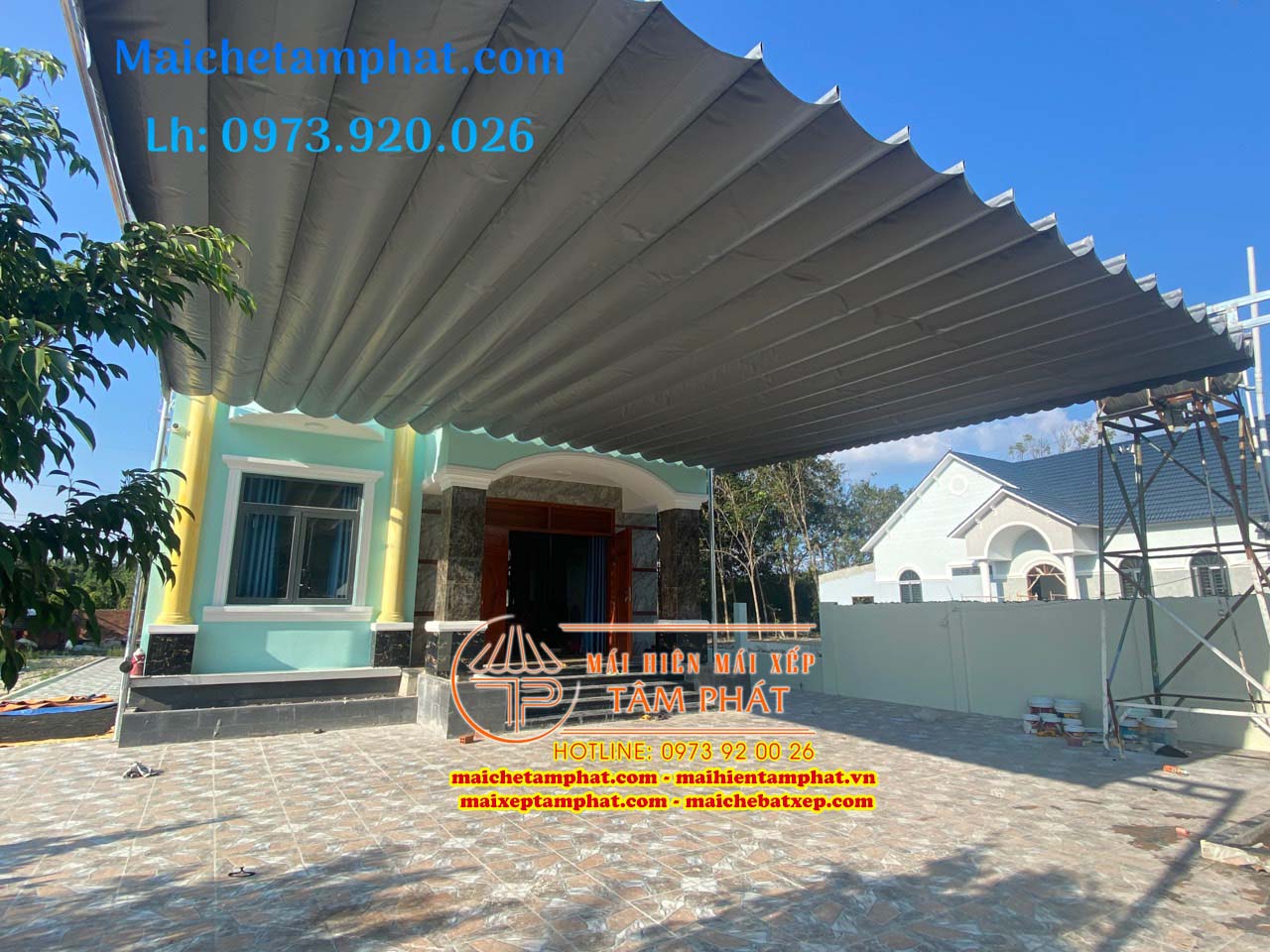Mái che Long Khánh - mái hiên, mái xếp, bạt che giá rẻ . mái hiên tâm phát , 0973920026 2 Dịch vụ Mái che Long Khánh Đồng Nai gần đây của Tâm Phát – chuyên nghiệp, giá rẻ, uy tín