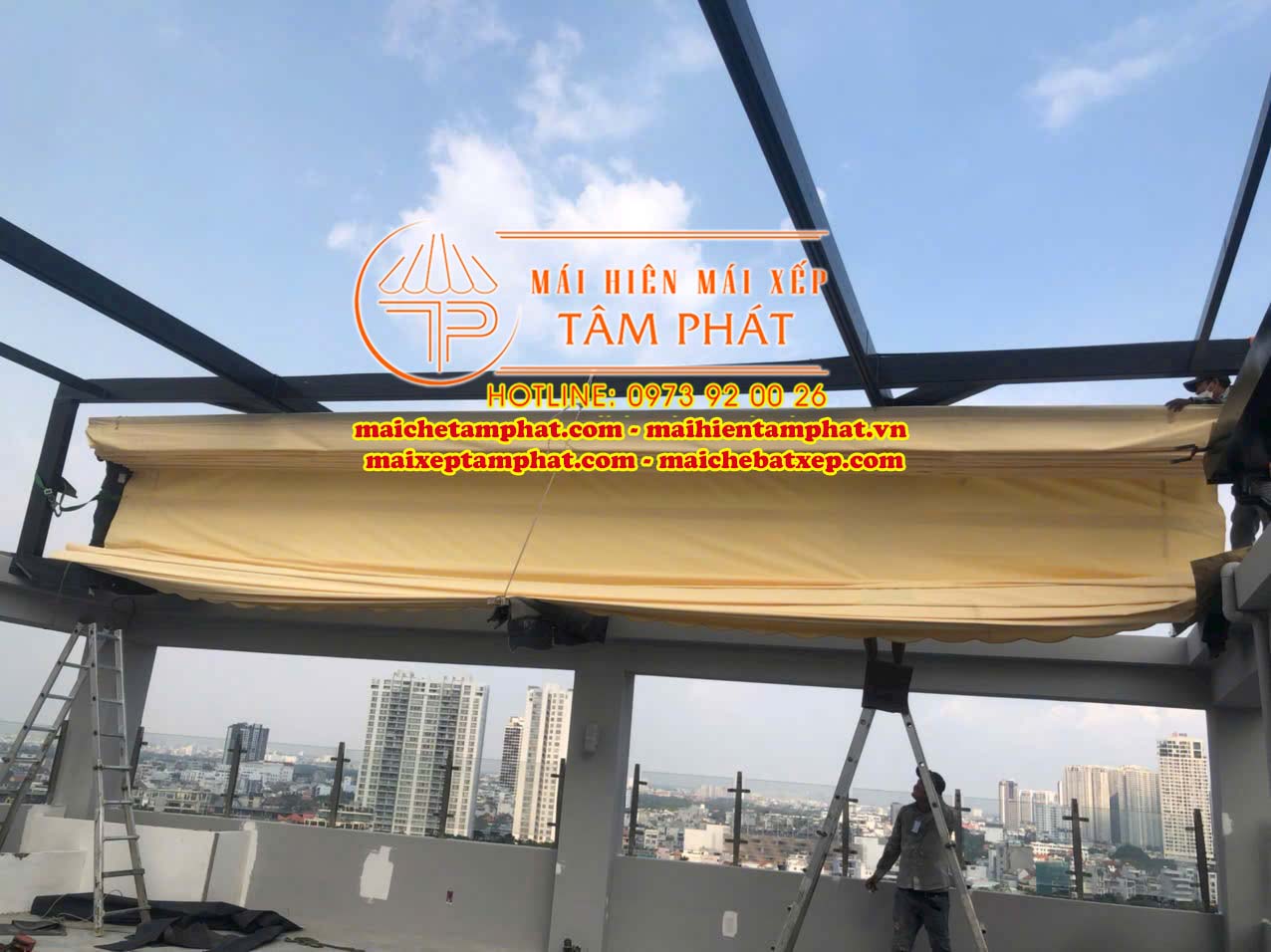 Thay Bạt Mái Che Di Động Tại Tân An Long An – Giải Pháp Tiết Kiệm Giúp Mái Che Như Mới