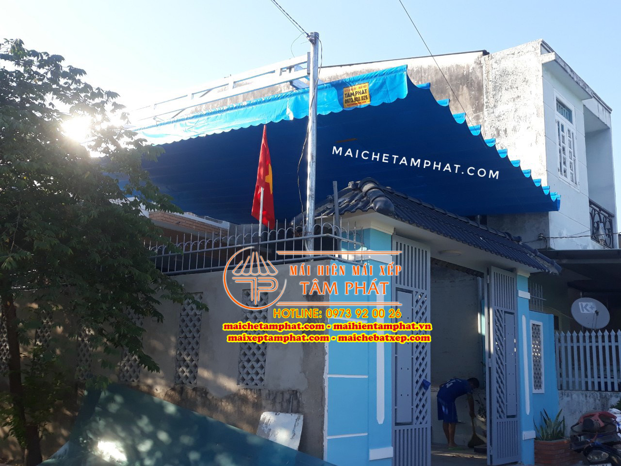 Làm Mái Che Sân Nhà Loại Nào Tốt? Gợi ý 4 mẫu mái che bền đẹp 6 Mẫu Mái che sân nhà di động được ưa chuộng nhất hiện nay