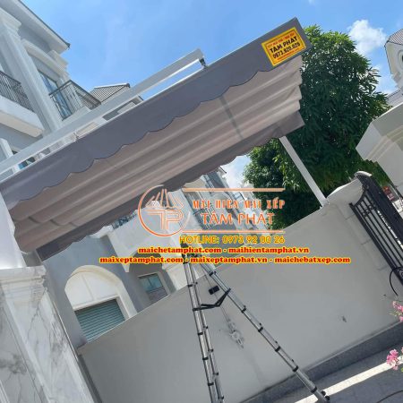 Đơn Vị Thi Công Mái Che Di Động Uy Tín - Mái hiên Tâm Phát