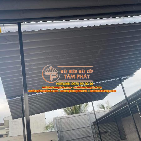 Đơn Vị Thi Công Mái Che Di Động Uy Tín - Mái hiên Tâm Phát