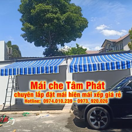 Dịch vụ lắp đặt mái hiên di động giá rẻ uy tín từ Tâm Phát