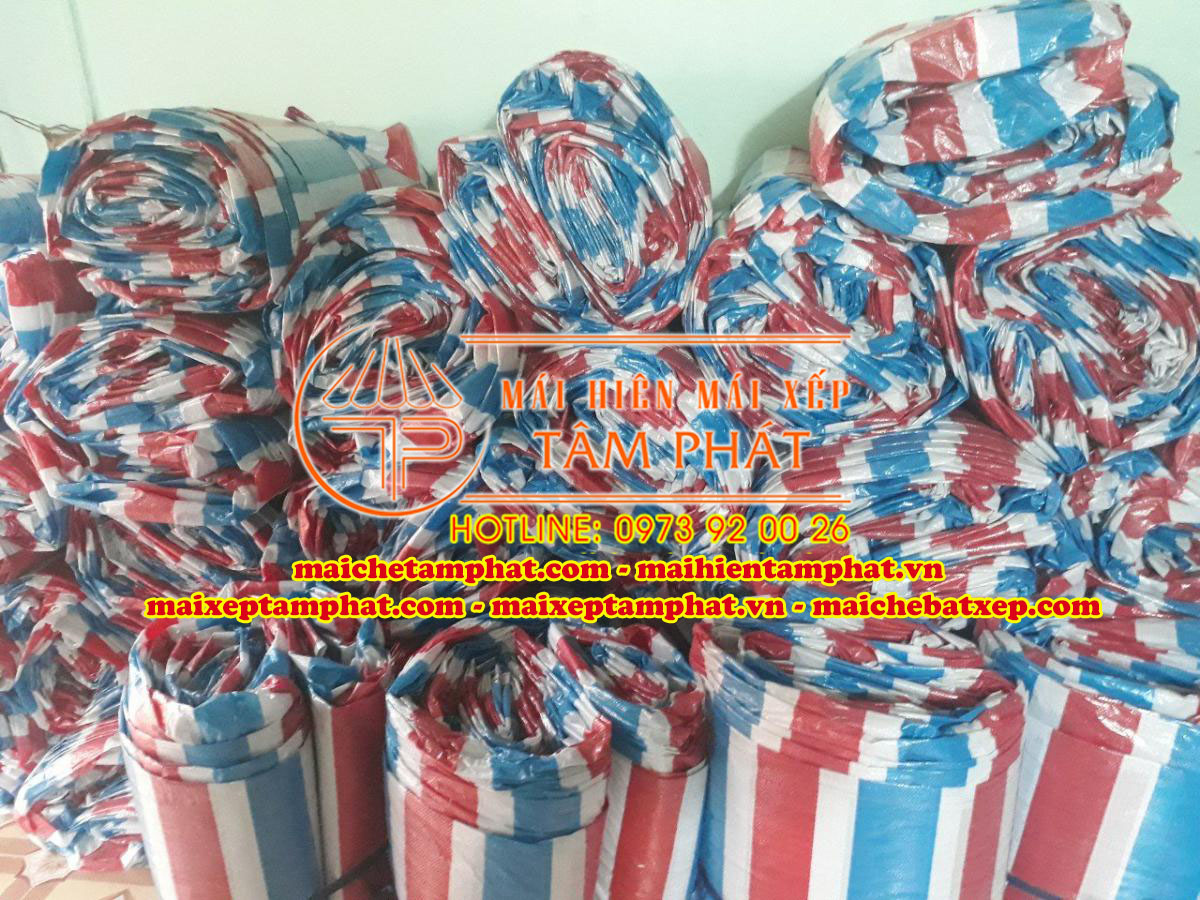 Bạt phơi lúa giá rẻ, bạt tốt, bền bỉ, dùng cho nhiều mùa vụ 2 Bạt che Tâm Phát, bạt che nắng mưa loại tốt, bền bỉ
