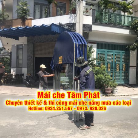 mái che gấp gọn Tâm Phát