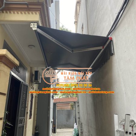 Mái hiên di động quay tay giá rẻ - Mái hiên Tâm Phát