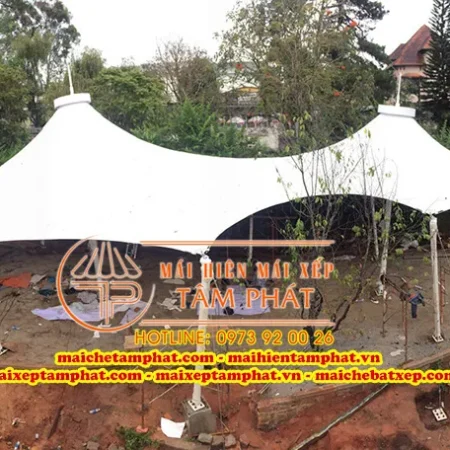 Mái che bạt căng giá rẻ, bạt tốt, chắc chắn ,.mái hiên Tâm Phát 7 thi công mái che bạt căng ngoài trời uy tín ,.mái hiên Tâm Phát 0973920026
