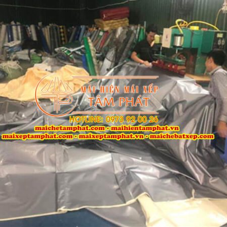 Mái hiên Tâm Phát chuyên Cung Cấp Bạt Xếp, Bạt Kéo, Bạt Che Nắng Mưa, May Ép Bạt giá rẻ