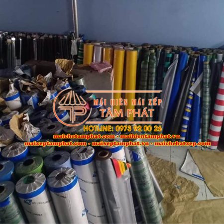 Mái hiên Tâm Phát chuyên Cung Cấp Bạt Xếp, Bạt Kéo, Bạt Che Nắng Mưa, May Ép Bạt giá rẻ