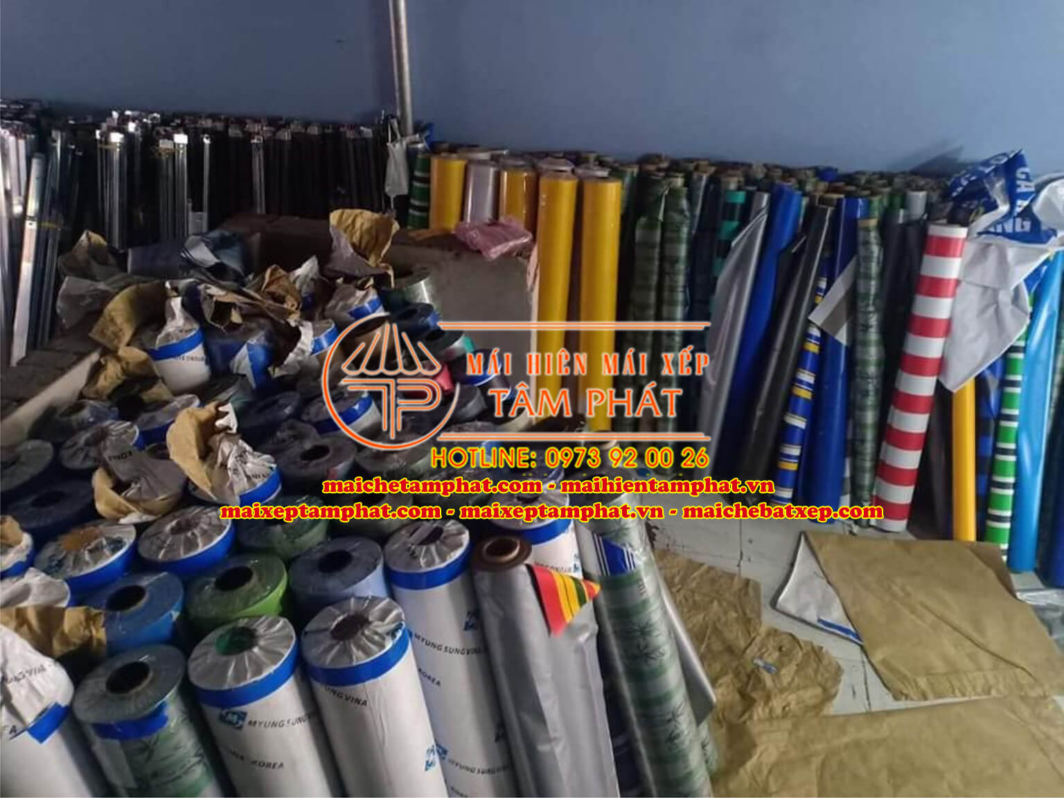 Bạt Xếp, Bạt HDPE, Bạt Che, May Ép Bạt Sóc Trăng . mái hiên Tâm Phát 0973920026 1 Mái hiên Tâm Phát chuyên Cung Cấp Bạt Xếp, Bạt Kéo, Bạt Che Nắng Mưa, May Ép Bạt giá rẻ